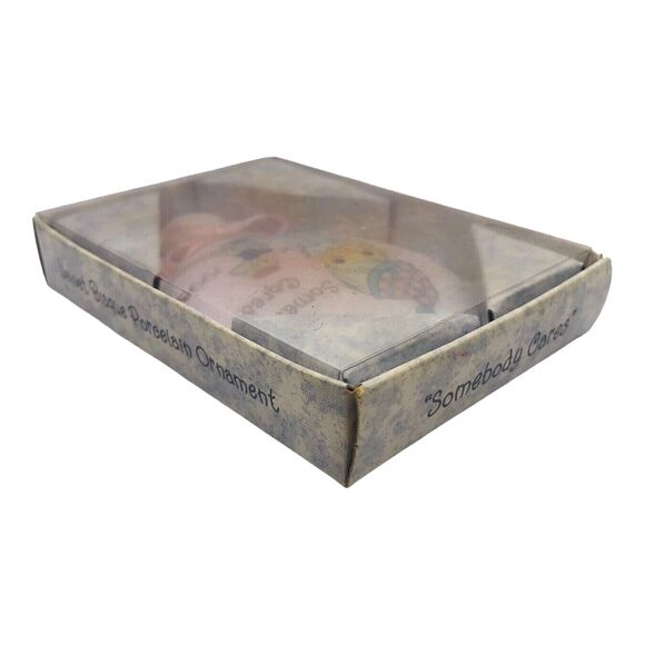 VTG 1998 Precious Moments Somebody Cares Balloon Sad Clown Monkey Ornament Xmas - Picture 4 of 6